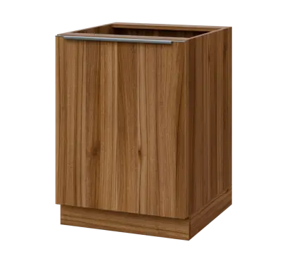 SIS - 6D spodní skříňka, 1-dveřová, levá, 870x600x600, ořech světlý